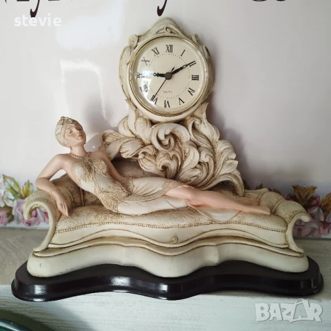 Арт Деко часовник+статуетка