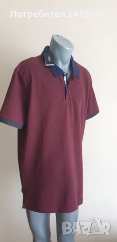 Hugo Boss Parlay 11 Pique Cotton Regular  Fit Mens Size 2XL НОВО! ОРИГИНАЛНА Тениска!, снимка 5 - Тениски - 46307964