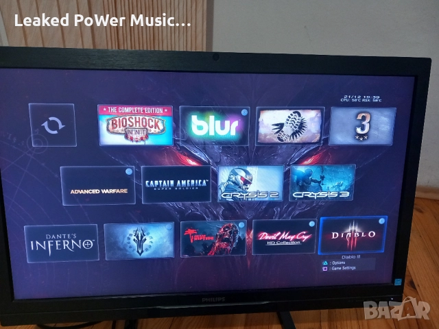 PS3 Super Slim 500GB Хакнат + игри, снимка 3 - PlayStation конзоли - 52869018