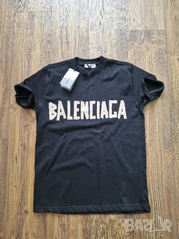 Страхотна мъжка тениска BALENCIAGA  размер S , M ,L XL, 2XL , снимка 5 - Тениски - 46997142