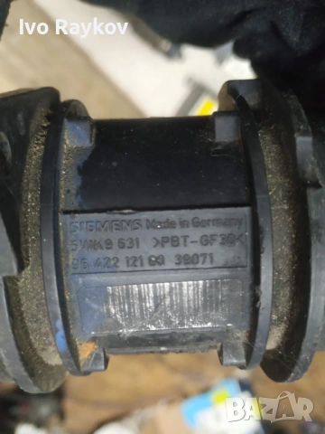 Дебитомер Siemens 9642212180 , 5wk9631 , Peugeot 1007 206 207 307 Partner Citroen C2 C3, снимка 4 - Части - 53598021