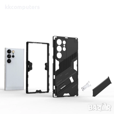 Samsung Galaxy S24 Ultra 5G Punk Armor Удароустойчив Калъф и Протектор, снимка 6 - Калъфи, кейсове - 52659999