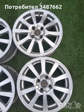 Алуминиеви джанти 4×100 6.5J ×15 ет38 ц.57.1мм PLATIN , снимка 2 - Гуми и джанти - 52679176
