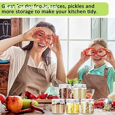 Нови 6 броя 60мл прозрачни бурканчета контейнери с алуминиеви капачки за крем, грим, проби, DIY, снимка 6 - Други - 51417088