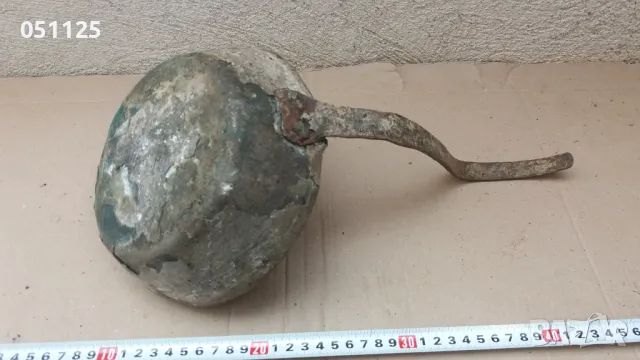 кован бакърен меден тиган , снимка 8 - Антикварни и старинни предмети - 49762196