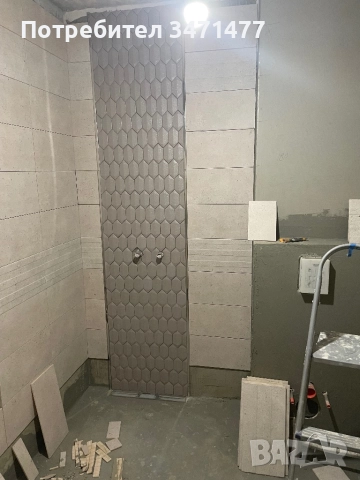 Полагане на плочки фаянс теракот гранитогрес мрамор, снимка 10 - Ремонти на баня - 50100524