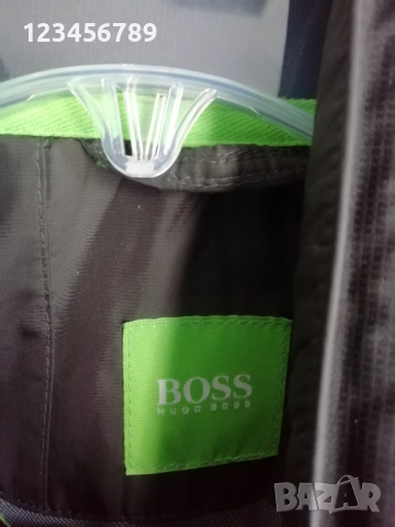 Hugo Boss BMW оригинално черно мъжко яке БМВ размер S, снимка 6 - Якета - 52534135