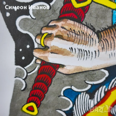 Илиян Николов NEO картина рамкира #6364 31 х 41 см, снимка 4 - Картини - 53916531