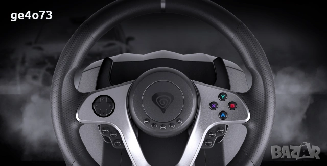 Волан с педали Genesis - Seaborg 400, черен, Switch/PC/PS3/PS4/Xbox 360/Xbox One, снимка 7 - Аксесоари - 54233043