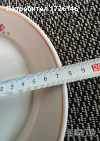 Рядка порцеланова чиния на Артемовский ОЭЗ, снимка 5 - Чинии - 54051739