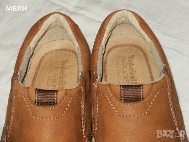 Timberland мъжки мокасини естествена кожа 42/43, снимка 4 - Мокасини - 53591559