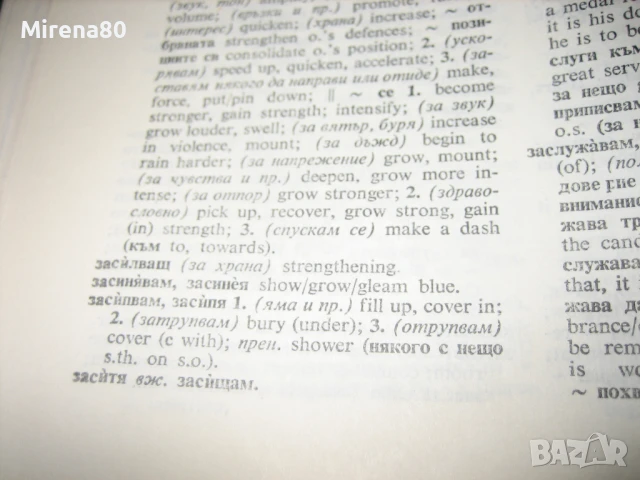 Българо-английски речник, снимка 6 - Чуждоезиково обучение, речници - 50702218
