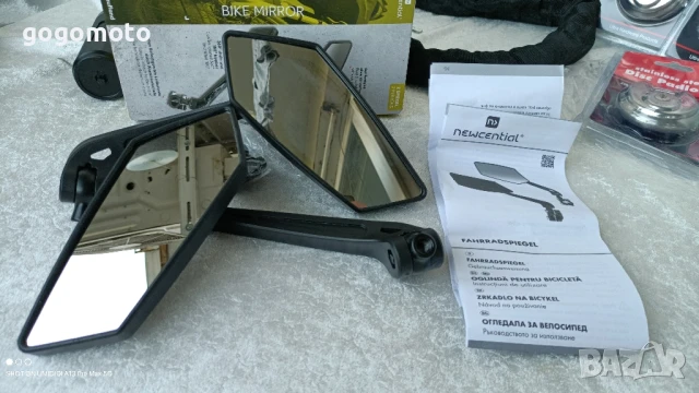 Огледала комплект за мотор и колело, мото вело огледала комплект 