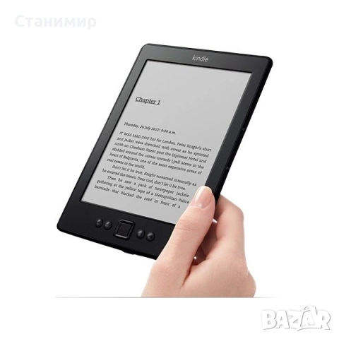 Електронна книга Kindle 5 с меню на български нов твърд калъф и над 700 книги, снимка 1