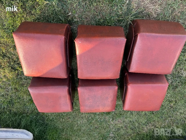 Кожени табуретки, снимка 5 - Дивани и мека мебел - 50702295
