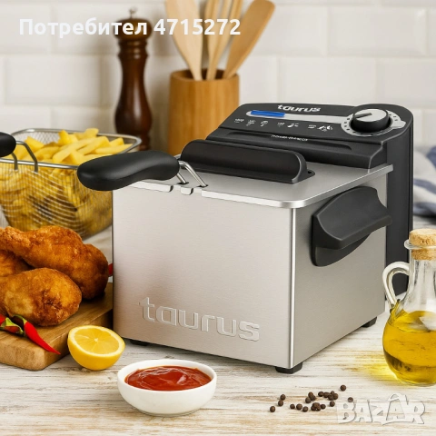 Фритюрник Taurus Professional 2 Plus, 2L, снимка 3 - Фритюрници - 53984361