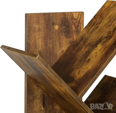 Рафт секция, библиотека дърво за книги 9 нива с чекмедже, избор на цвят, снимка 12 - Етажерки - 49723934