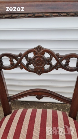 Комплект столове ретро 6+1, снимка 9 - Столове - 51986823