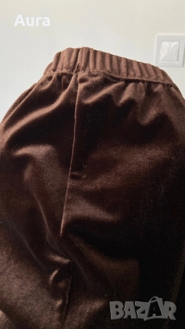 Velvet brown skirt, снимка 4 - Поли - 51822600