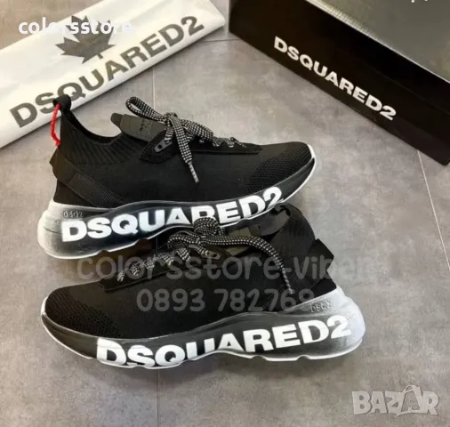 Мъжки черни маратонки Dsquared2/BR20m