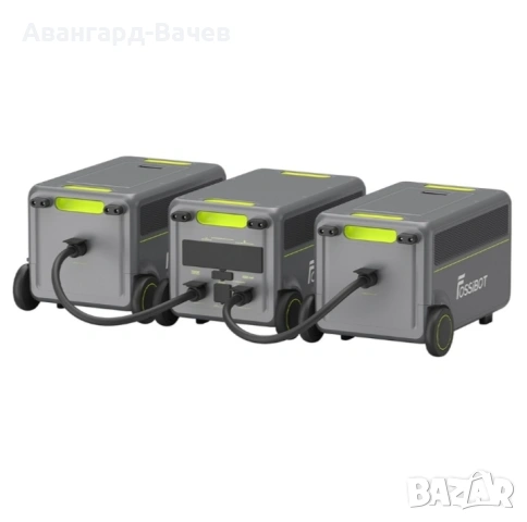 Преносима захранваща станция FOSSiBOT F7200 + разширителна батерия FB5222 5222Wh , снимка 4 - Друга електроника - 53935707