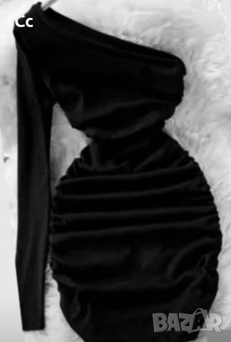 нова черна рокля , снимка 1 - Рокли - 45094103
