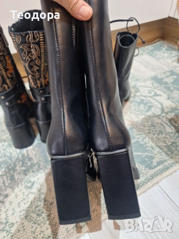Боти от естествена кожа!, снимка 2 - Дамски боти - 52592972