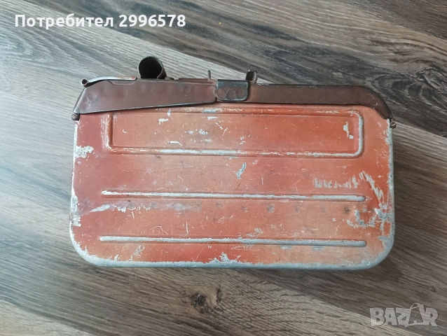 Алуминиева кутия за муниции за картечница патрони винтич ретро военна