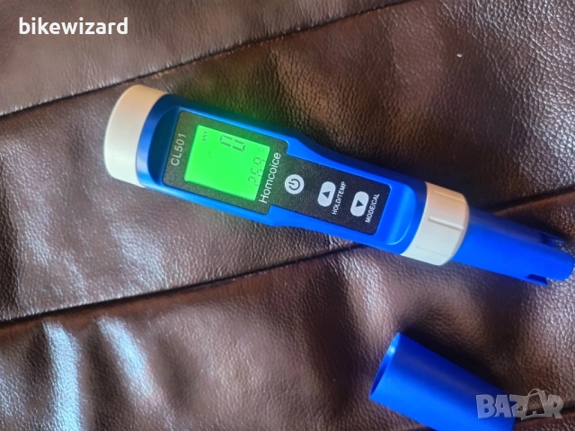 Homcoice pH хлоромер за басейн 5-в-1, pH хлор ORP H₂ (водород) НОВ, снимка 2 - Басейни и аксесоари - 51508583