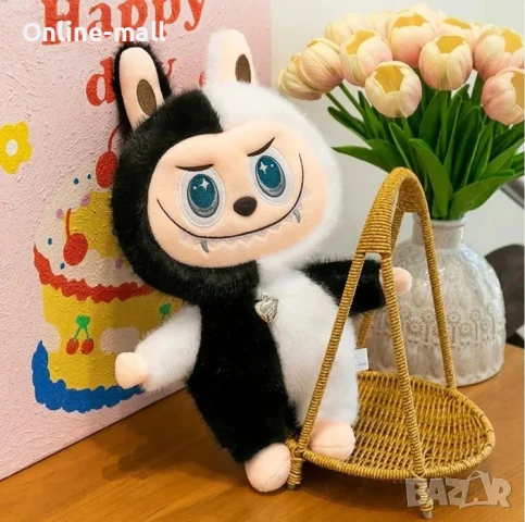 Голямо Labubu Angel & Devil – 60см, плюшено Лабубу лимитирана серия, снимка 2 - Плюшени играчки - 51214206