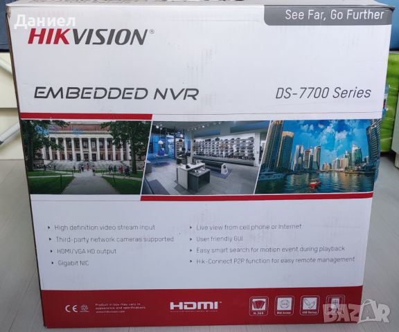 Нов модел 16 портов PoE Hikvision NVR DS-7716NI-M4/16P като нов, снимка 2 - Комплекти за видеонаблюдение - 45342862