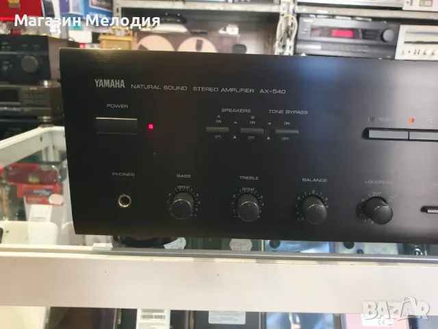 Усилвател Yamaha AX-540 Две по 110 вата на 4 ома. В отлично техническо и визуално състояние., снимка 3 - Ресийвъри, усилватели, смесителни пултове - 47217991