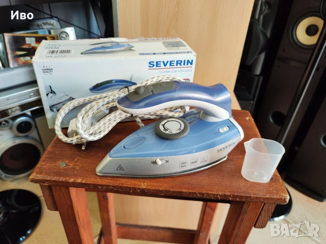 НОВА! Немска туристическа ютия Severin BA 3234 В перфектно техническо и визуално състояние., снимка 4 - Ютии - 52006827