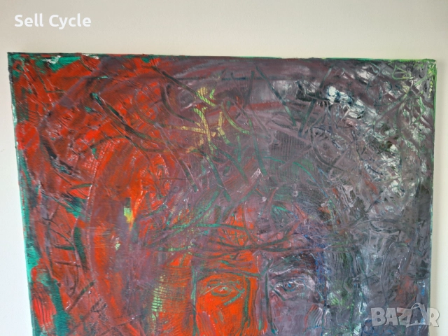 ✅КАРТИНА МАСЛО - МАТЕЯ - 50/70 СМ.❗, снимка 4 - Картини - 51529619