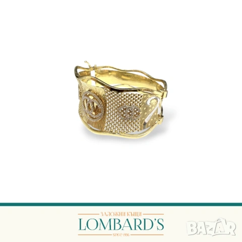 Златна гривна 14К, N: 32336(4), снимка 2 - Гривни - 54112328