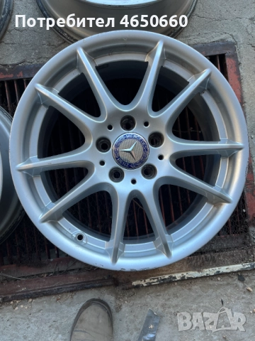 17 цолови алуминиеви джанти за Мерцедес, снимка 3 - Гуми и джанти - 52988625