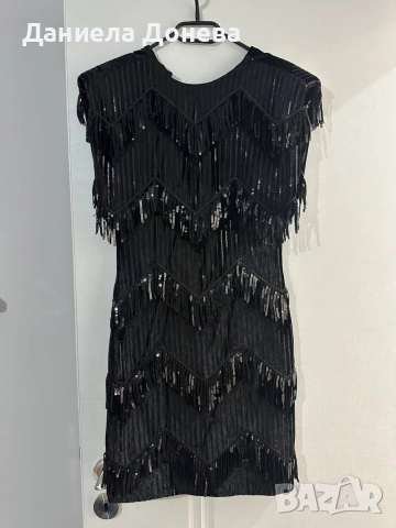 Черна парти рокля на Зара