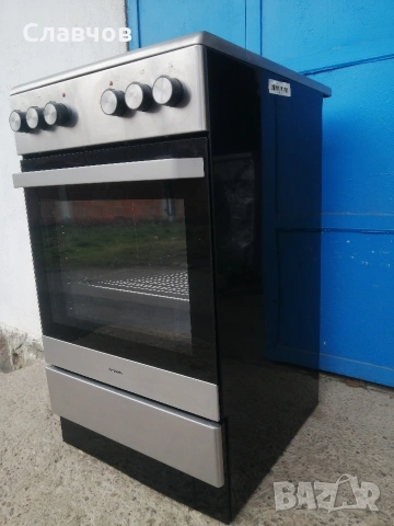 Свободно стояща печка Hanseatic иноксова 50 см , снимка 2 - Печки, фурни - 53283743