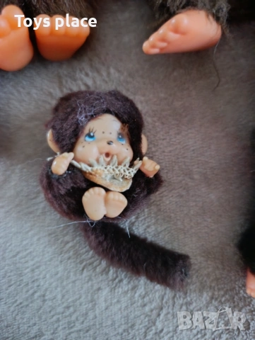 Лот стари Мончичи винтидж Monchhichi, снимка 8 - Колекции - 53465775