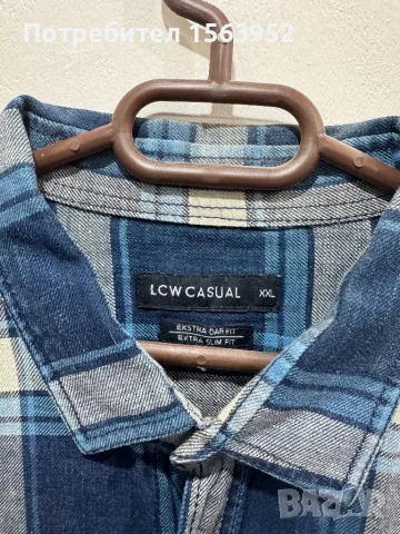 Мъжка риза  LCW Casual XXL, снимка 3 - Тениски - 49544678