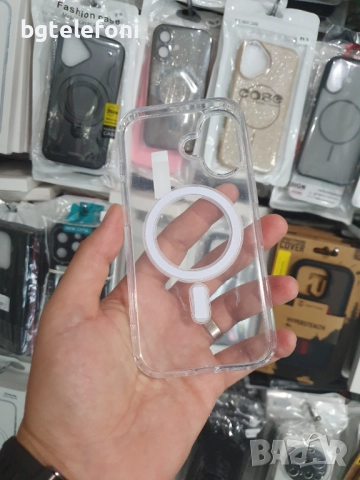 iPhone 17, Air ,17 Pro ,17 Pro Max Acrylic Magsafe Case, снимка 13 - Калъфи, кейсове - 51726275
