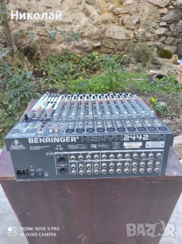 Behringer XENYX 2442 FX пулт миксер , снимка 5 - Ресийвъри, усилватели, смесителни пултове - 48769233