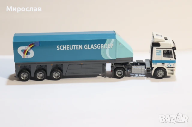 AWM H0 1/87 MERCEDES КАМИОН МОДЕЛ ТРАНСПОРТ НА СТЪКЛО, снимка 5 - Колекции - 50919706