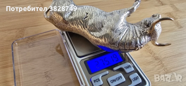 Испански сребърен бик проба 925, снимка 7 - Нумизматика и бонистика - 52441060