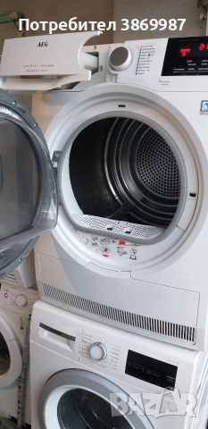 Сушилня термопомпа AEG A+++, снимка 5 - Сушилни - 52775100