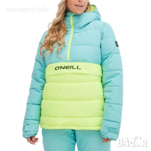 Дамско зимно яке ONEILL O'riginals Puffy Anorak Jacket Blue/Yellow W, снимка 4 - Якета - 47758079