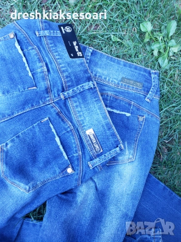 Памучни еластични дънки Дженифър Лопес, снимка 2 - Дънки - 51496021