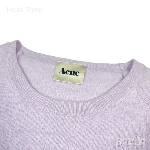 Дамска плетена блуза Acne Studios RY ANgora AW11 Purple Sweater, снимка 2 - Блузи с дълъг ръкав и пуловери - 48576371