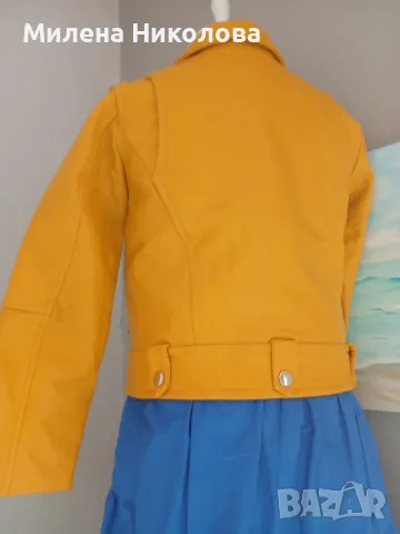 Кожено яке Зара 4-5г, снимка 3 - Детски якета и елеци - 49909522