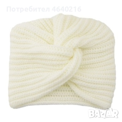 зимна плетена шапка